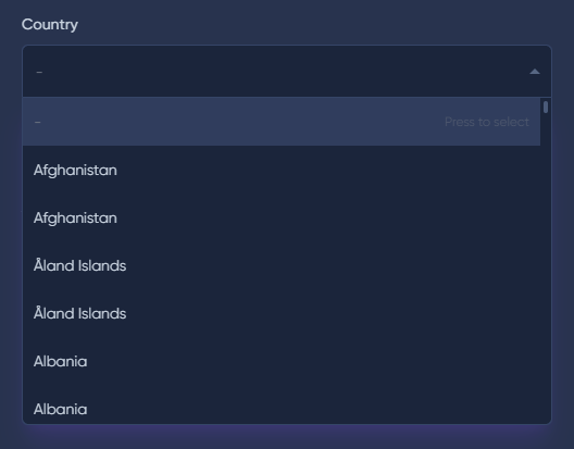 select nullable